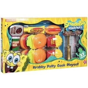 Nickelodeon SpongeBob Squarepants Krusty Krab Krabby Patty Pretend Cook Playset